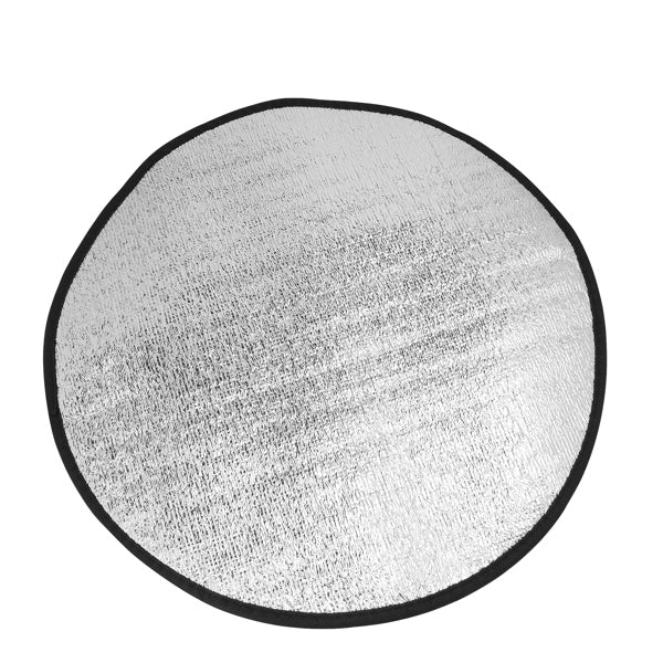 Stamina Bora white foam car sun shield, ready for logo printing