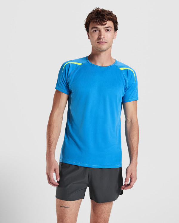 Roly Sepang men's T-shirt in white, alternative view, ready for logo printing or embroidery