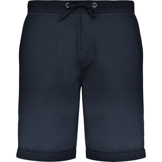 Roly Spiro men's shorts in navy blue, ready for logo printing or embroidery