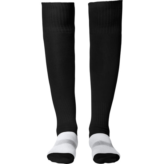 Roly Soccer men's socks in black, ready for logo printing or embroidery