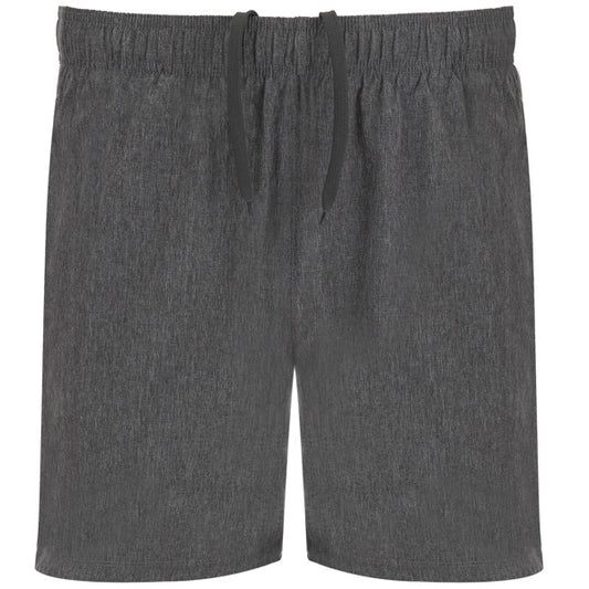 Roly Celtic men's shorts in heather black, ready for logo printing or embroidery