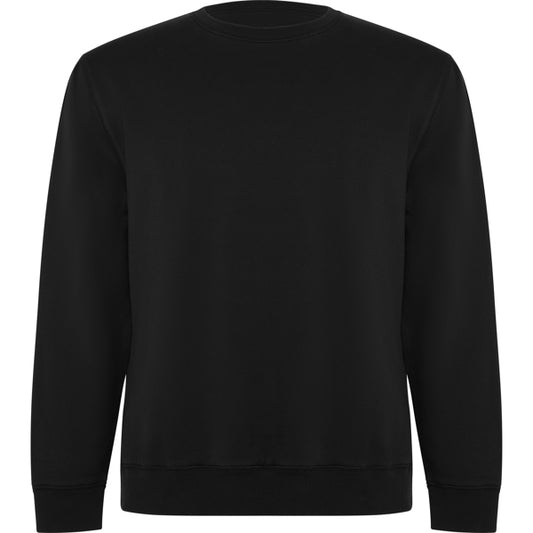Roly Batian unisex sweatshirt in black, ready for logo printing or embroidery