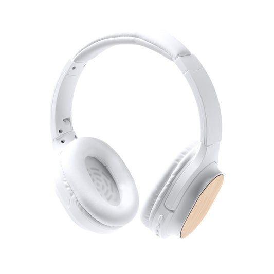 Stamina Sonus bamboo and recycled ABS headphones, ready for laser engraving