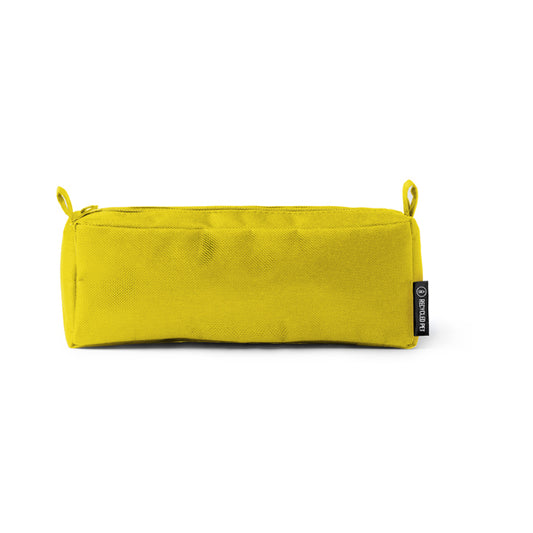 Stamina Sunte RPET pencil case in yellow, ready for logo printing