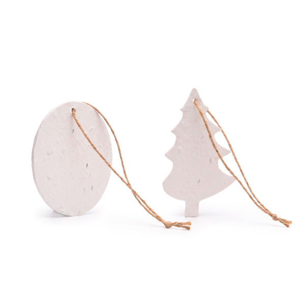 Stamina Savik recycled paper Christmas decoration, ready for logo printing
