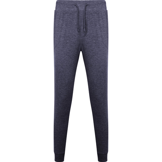 Roly Iria unisex trousers in heather denim, ready for logo printing or embroidery