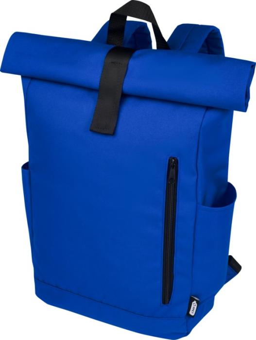 BYRON - 15.6" GRS RPET roll-top backpack 18L