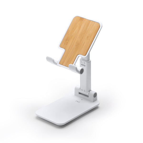 Stamina Zicum bamboo and ABS wireless charger, ready for laser engraving