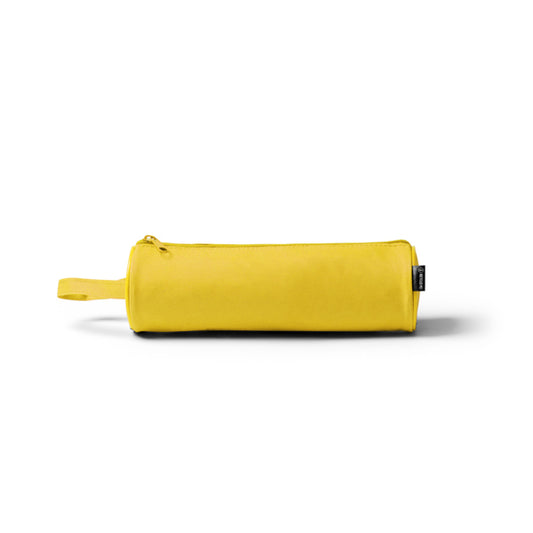 Stamina Sango recycled polyester (RPET) pencil case in yellow, ready for logo printing