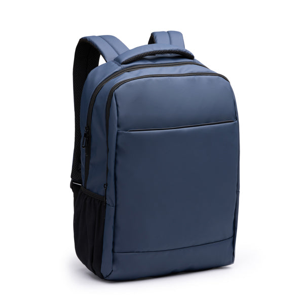 Stamina Brunen PU leather backpack, ready for logo printing