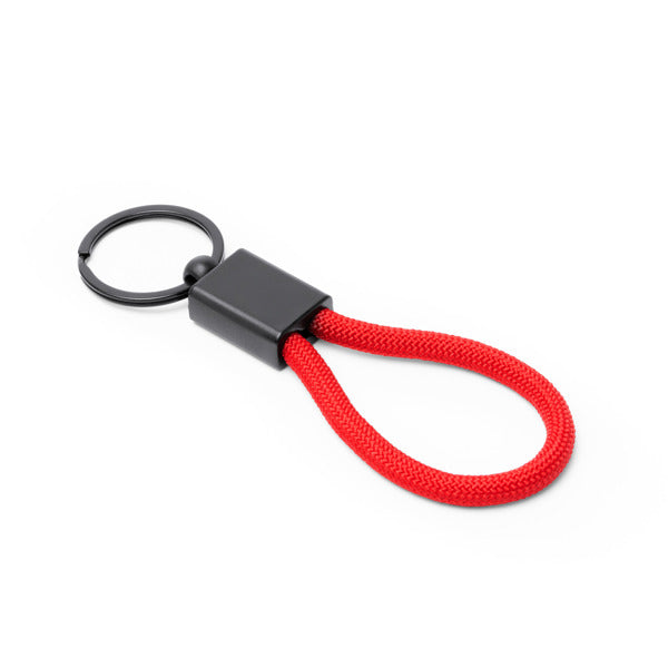 Stamina Makan metal and polyester keyring, ready for laser engraving