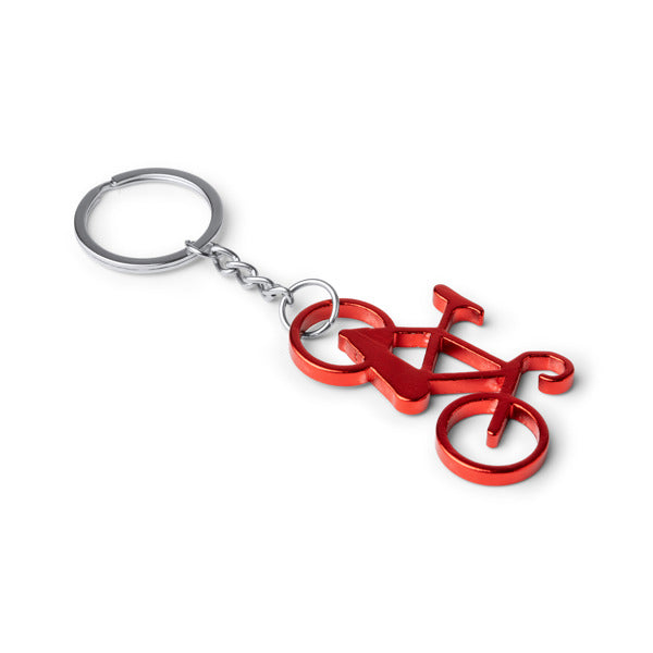 Stamina Giro aluminium keyring, ready for laser engraving