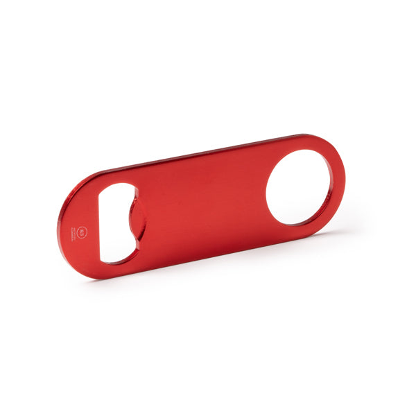 Stamina Davy recycled aluminium bottle opener, ready for laser engraving