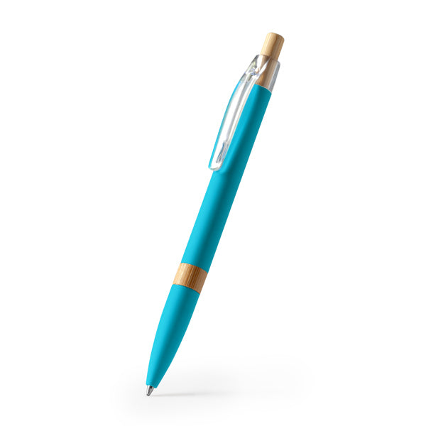Stamina Ascari recycled aluminium and bamboo ball pen, ready for logo printing