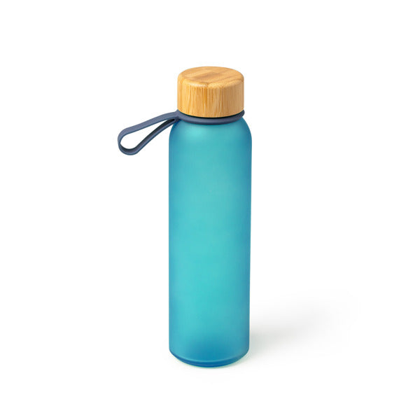 Stamina Voznan recycled glass and bamboo bottle 500 ml, ready for laser engraving