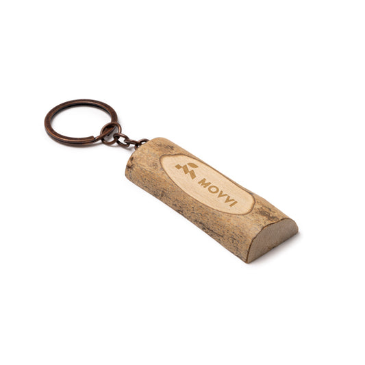 Stamina Telmon wood keyring, ready for laser engraving