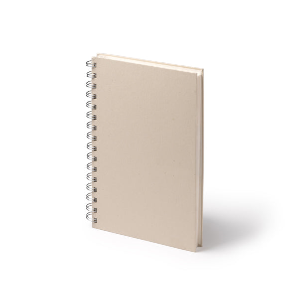 Stamina Ranic recycled cardboard from milk notebook A5, ready for logo printing