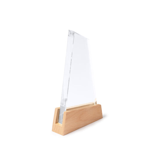 Stamina Navis nautical design glass trophy, ready for laser engraving