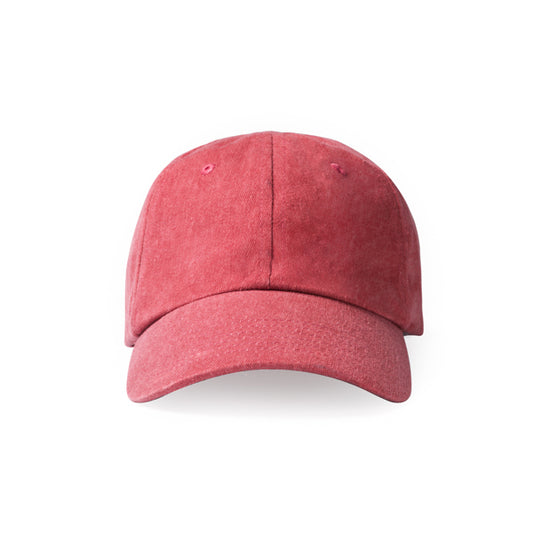 Stamina Element cotton cap in dark red, ready for logo printing