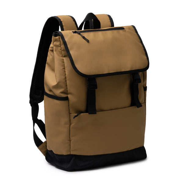 Stamina Trois PU leather backpack, ready for logo printing