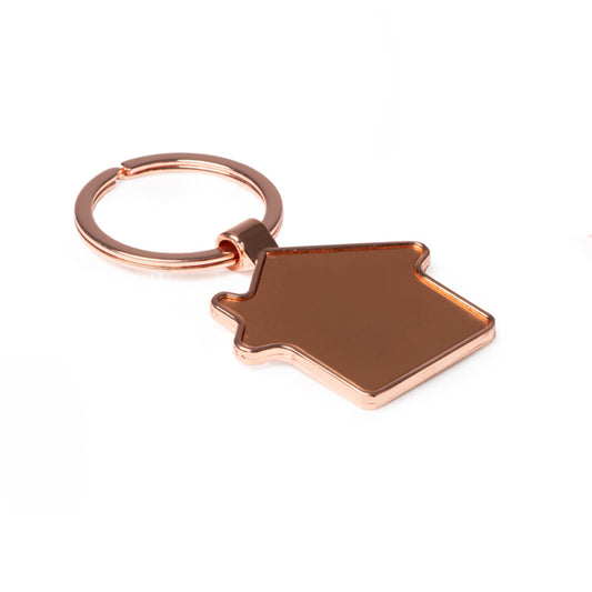 Stamina Newport a house with copper keyring, ready for laser engraving