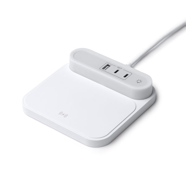 Stamina Titanus recycled ABS wireless charger, ready for logo printing