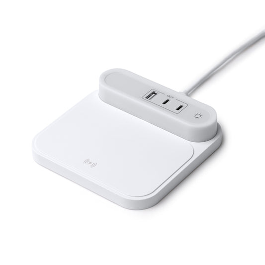 Stamina Titanus recycled ABS wireless charger, ready for logo printing