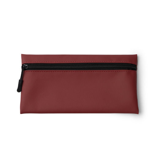 Stamina Selvax PU pencil case in dark red, ready for logo printing