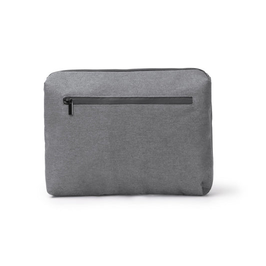 Stamina Ritmon 300D RPET and PVC laptop sleeve in grey, ready for logo printing