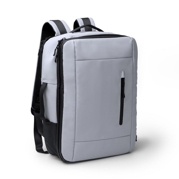 Stamina Beria PU leather and 210D backpack, ready for logo printing