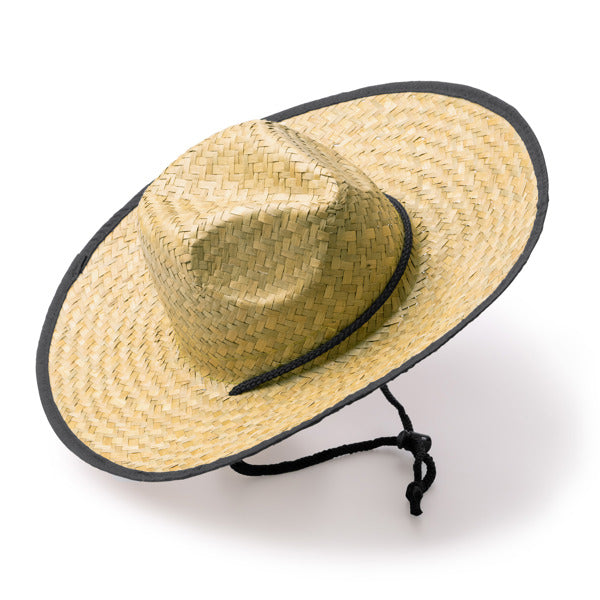 Stamina Mundak straw and polyester hat, ready for logo printing