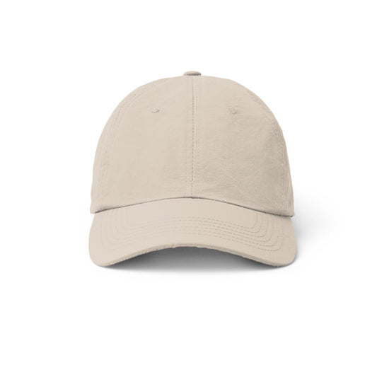 Stamina Cleveland nylon cap in beige, ready for embroidery