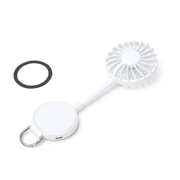 Stamina Denison recycled ABS hand fan, ready for logo printing