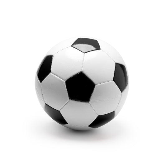 Stamina Tuchel imitation leather ball in black, ready for logo printing