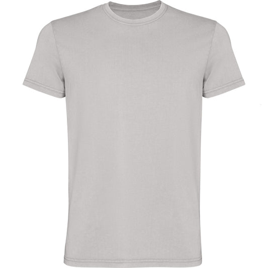 Roly Corgi men's T-shirt in stone grey wash, ready for logo printing or embroidery