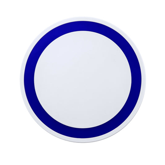Stamina Lander aBS wireless charger in royal blue, ready for logo printing