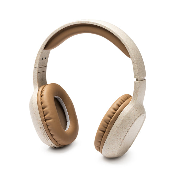 Stamina Norby wheat fibre headphones, ready for logo printing