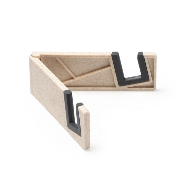 Stamina Bawen wheat fibre phone stand, ready for logo printing