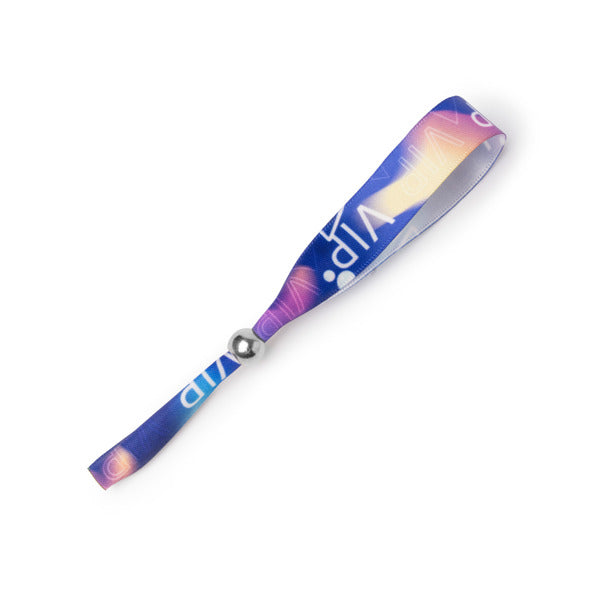Stamina Areta adjustable polyester wristband, ready for logo printing