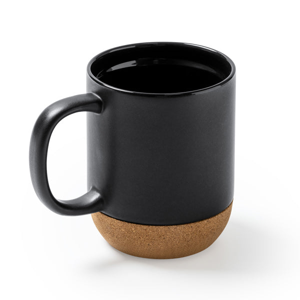 Stamina Rosella ceramic and cork mug 420 ml, ready for logo printing