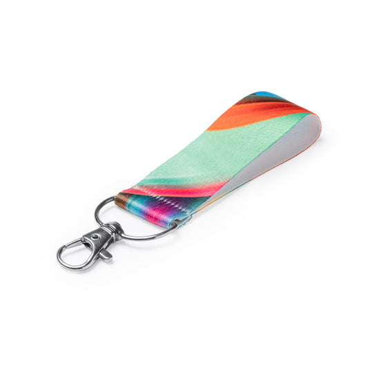 Stamina Kendal polyester keyring, ready for logo printing