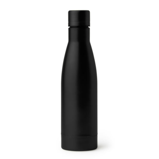 Stamina Fancy fantastic stainless steel vacuum flask in black, ready for laser engraving