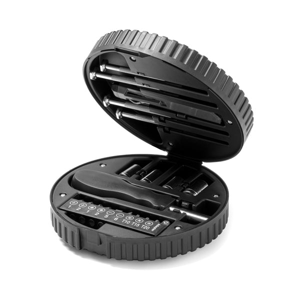 Stamina Turner tool set with 20 accessories included, ready for logo printing