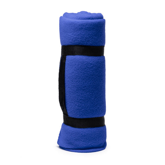 Stamina Daneris polyester blanket in royal blue, ready for logo printing