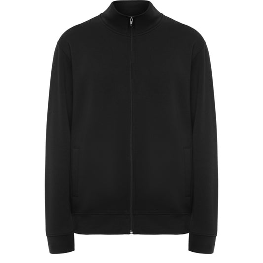 Roly Ulan unisex sweatshirt in black, ready for logo printing or embroidery