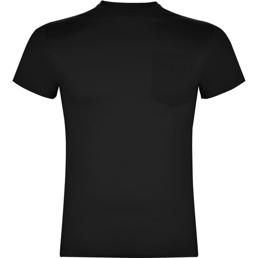 Roly Teckel men's T-shirt in black, ready for logo printing or embroidery