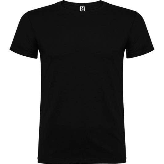 Roly Beagle unisex T-shirt in black, ready for logo printing or embroidery