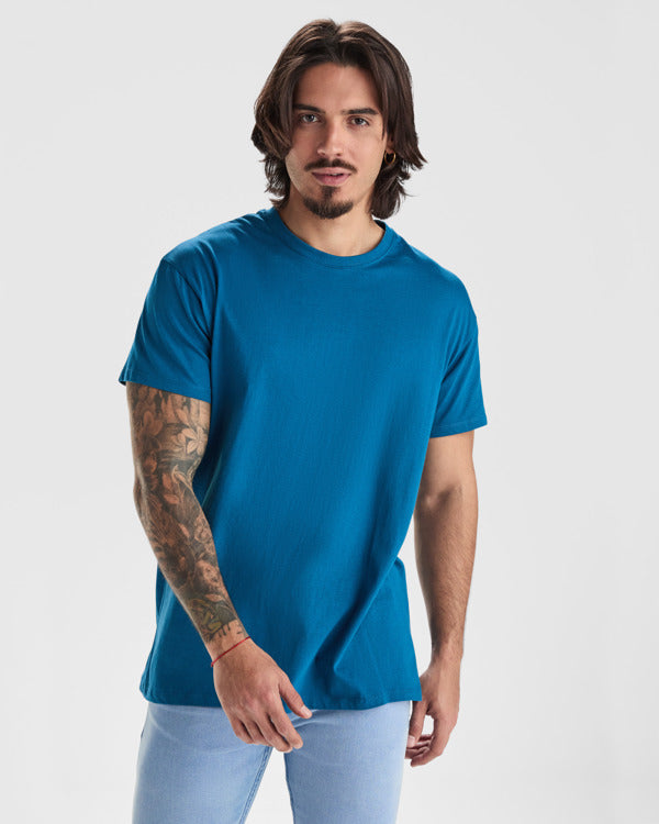 Roly Beagle unisex T-shirt in white, alternative view, ready for logo printing or embroidery