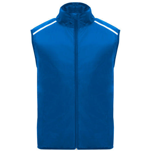 Roly Jannu unisex windbreaker in royal blue, ready for logo printing or embroidery