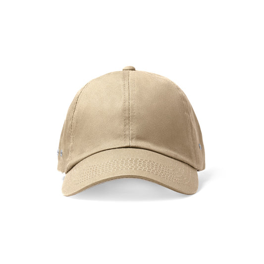 Stamina Terra cotton cap in sand, ready for logo printing